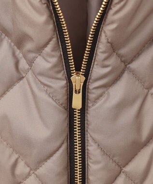 BEIGE， 【WEB限定】EIGER / キルトパーカー Mocha