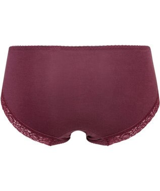 Wing ショーツ KB2721とペア 【後ろ姿きれいブラ】 はきこみ丈あさめ KF2321 ウイング／ワコール エンジ