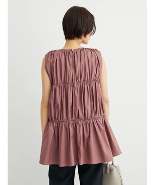 Green Parks ・ＥＬＥＮＣＡＲＥ　ＤＵＥ　ティアードノースリチュニック Brown