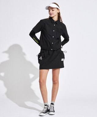 PW CIRCULUS 【UVカット】【WOMEN】UVインナー ゴルフウェア レディース ブラック系