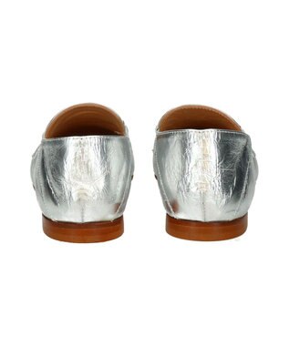 INTER-CHAUSSURES 【FABIO RUSCONI】バブーシュビットローファー シルバー