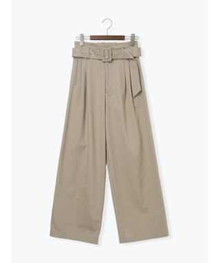 Te chichi ハイウエストワイドチノパンツ《2026 spring catalog item》 ベージュ