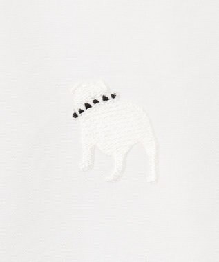 J.PRESS MEN 【WEB限定】ピンオックスバンドカラーバックブル シャツ ホワイト系