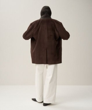 ATON NIDOM COTTON | タックワイドパンツ WHITE