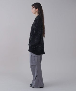 WEGO 【ユニセックス着用ITEM】アーガイルニットポロ ブラック