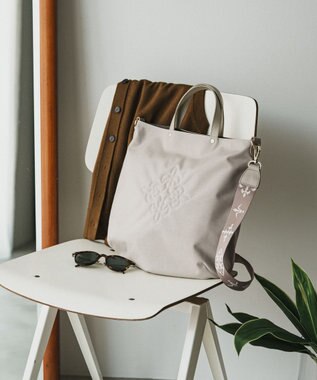 russet 《19か月連続！ブランド月間ランキング1位》スリム2WAYトートバッグ <コーデュラナイロン>(CE-1404-WEB) L.Greige