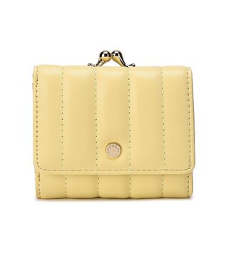 style code 【MERCURYDUO/マーキュリーデュオ】スタッズキルティング　口金ミニ財布 イエロー
