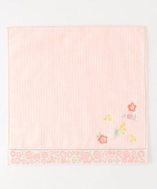 TOCCA STRIPE FLOWER TOWELCHIEF タオルハンカチ ピンク系