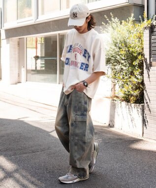 WEGO 【ユニセックス着用ITEM/MLサイズ展開】ドッキングカレッジスウェT（SS） オフホワイト