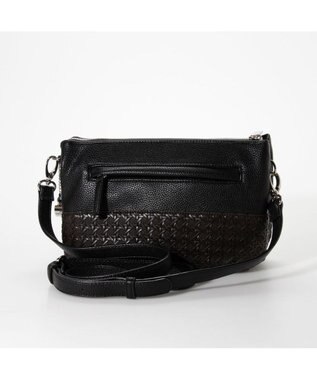 LA BAGAGERIE メッシュコンビポシェット ブラック