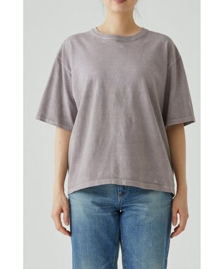 caqu caqu x GoodOn roundneck S/Stee  シンプルゆったりフィットの半袖Tシャツ