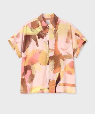  Floral Paint 半袖シャツ