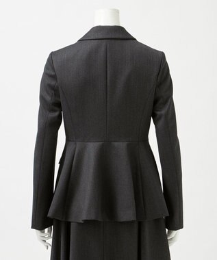 23区 【エステータ】CANONICO カバートクロス ジャケット チャコールグレー