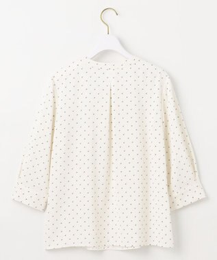 ANY SIS L 【洗える】ラッフルボウ ブラウス オフベース