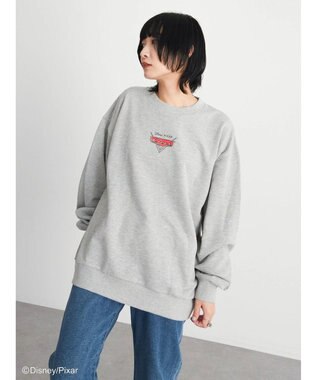 Green Parks Ｃａｒｓ／バックプリント裏毛プルオーバー Gray Mixture