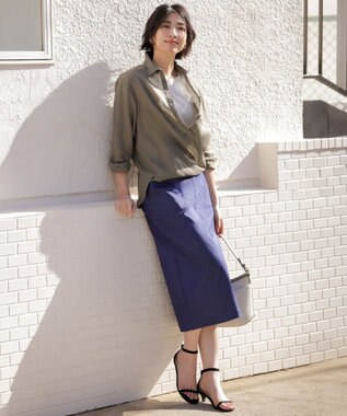 J.PRESS LADIES 【レイヤードスタイルに】スムースジャージー ノースリーブ カットソー ホワイト系