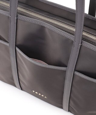 TOCCA  T-LETTERA NYLON BAG ナイロンバッグ【A4サイズ対応】 ライトグレー系