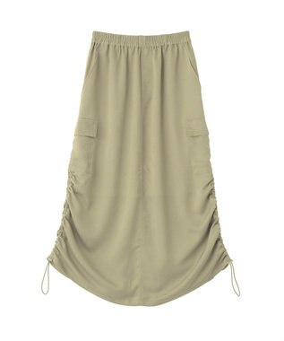 Green Parks サテンカーゴスカート