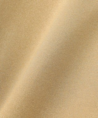 uncrave 【手洗い可】ドライタッチ ニット アメスリ バックオープン ワンピース（uncrave WHITE） サンドベージュ×ゴールド