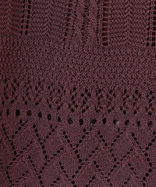 ANY SIS 【2点セット】ニット セットアップ ブラウン