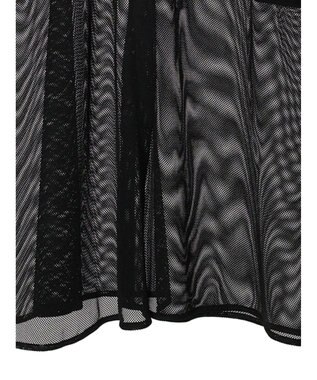 AMERICAN HOLIC サラックールメッシュ切替ワンピース Black