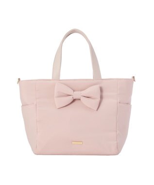 Maison de FLEUR 撥水加工２Ｗａｙトートバッグ Pink