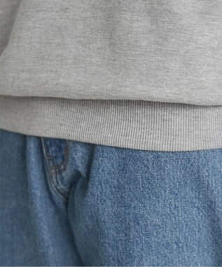 WEGO 【ANGIE VINTAGE】カレッジロゴスウェット 杢グレー