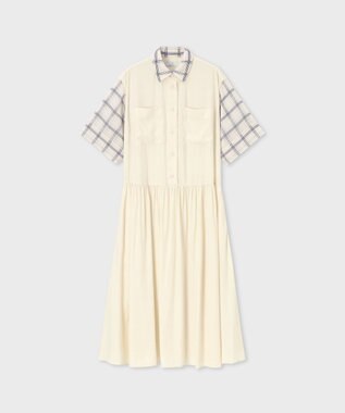 Paul Smith シアー チェック ワンピース エクリュ