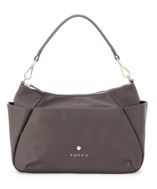 TOCCA 【新色登場・大人百花掲載】PIECE OF CRESCENT NYLONBAG バッグ [新色]ライトグレー系