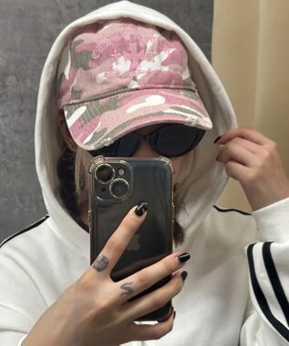 WEGO クロス刺繍カモフラキャップ 柄4