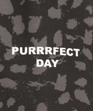 PW CIRCULUS 【WOMEN】【ストレッチ/UVケア】アニマルプリント ロゴ モックネック シャツ ブラック系5