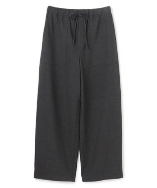 UNFILO L ライトフランネル イージーパンツ チャコール