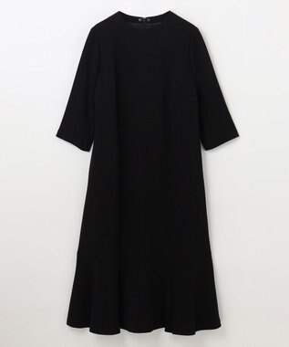 GRACE CONTINENTAL ダブルクロスドレス バイカラー