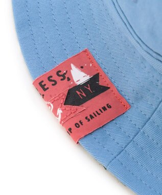 J.PRESS MEN 【NYUZELESS】リバーシブル バケットハット ブルー系3