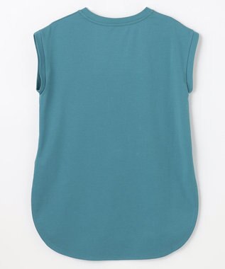 ANY 【抗菌・防臭】プレミアムベーシックノースリーブ Tシャツ ターコイズ