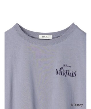 earth music&ecology リトル・マーメイド / プリントTee Charcoal Gray