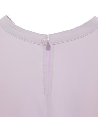 earth music&ecology フリル７分袖ブラウス Pink