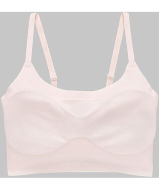 WACOAL 【GOCOCi ゴコチ】 ノンワイヤーブラ ハーフトップ ベタつきにくく乾きやすい 通気性がよい 立体的なバストシルエット ブラトップ レディース CGG271 /ワコール ベージュ