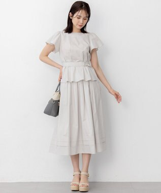 組曲 S 【WEB限定】コットンポリエステルタイプライター セットアップ ライトグレー系