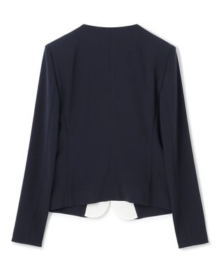 BEIGE， CINDY / ダブルカラージャケット Navy × White