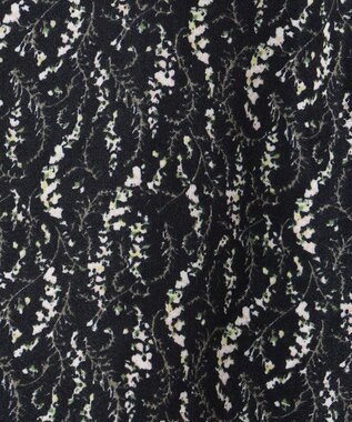 ANY 【洗濯機可能】プリントブラウス ネイビーフラワー