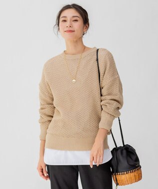 Cancam Glow掲載 コットンリネン メッシュ ニット 23区 ファッション通販 公式通販 オンワード クローゼット Cancam Glow掲載 コットンリネン メッシュ ニット 23区 ファッション通販 公式通販 オンワード クローゼット