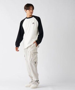 OP／FILA 【Kappa】オーバーサイズ ドロップショルダーロンT ホワイト