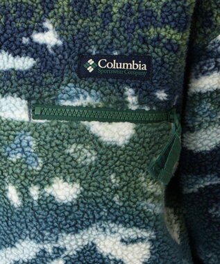 Columbia Columbia/ ウィメンズヘルベチアII プリントクロップドハーフスナップフリース /コロンビア Everblue Sisters、 Rain Forest