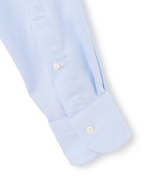 J.PRESS MEN 【PREMIUM PLEATS / 形態安定】スーピマコットンマイクロストライプ シャツ/B.D. サックスブルー系1