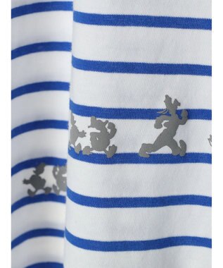 AMERICAN HOLIC 発砲プリントボーダーＴシャツ／Ｄｉｓｎｅｙ Border Ivory