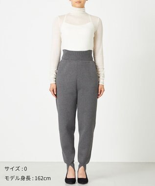 NAVE 【ReNAVE・洗える】スムースニット パンツ グレー系