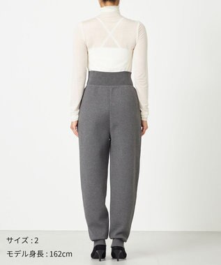 NAVE 【ReNAVE・洗える】スムースニット パンツ グレー系