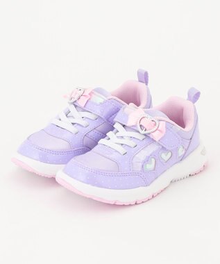 ANY KIDS 【any FAMオリジナルモデル】瞬足 ガーリー スニーカー ラベンダー