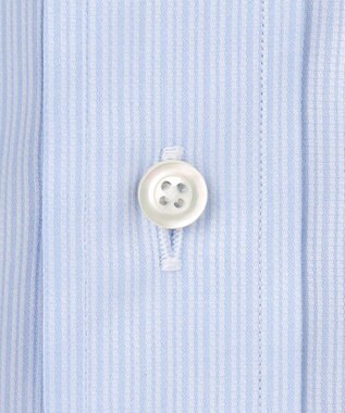J.PRESS MEN 【KING SIZE】【PREMIUM PLEATS / 形態安定】スーピマコットンマイクロストライプ シャツ/B.D. サックスブルー系1